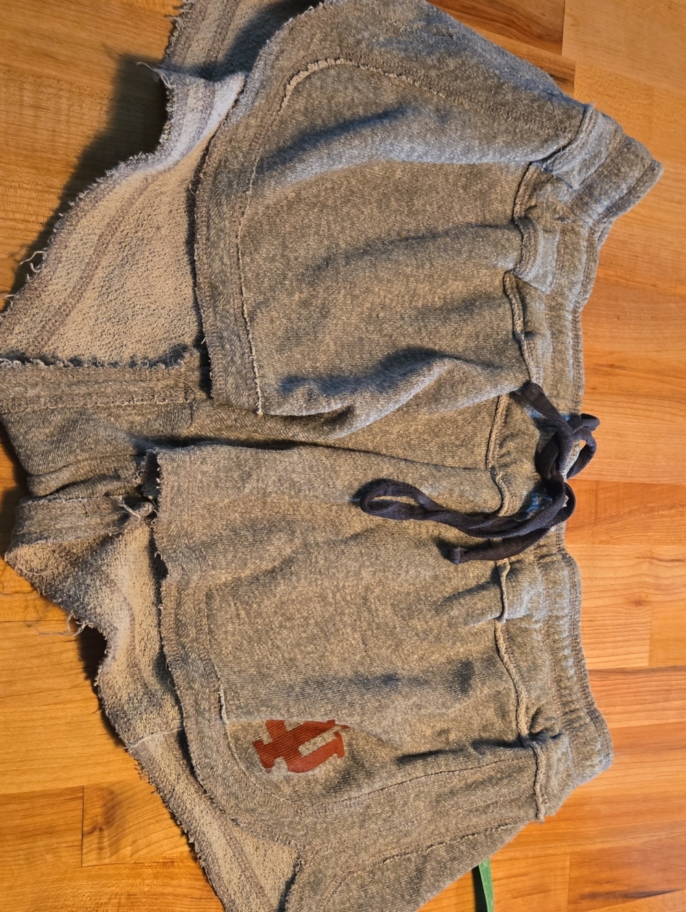 Knights Apparel Gray Terry Athletic Shorts with Drawstring